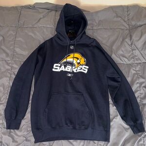Vintage Sabres Old Logo Large Hoodie